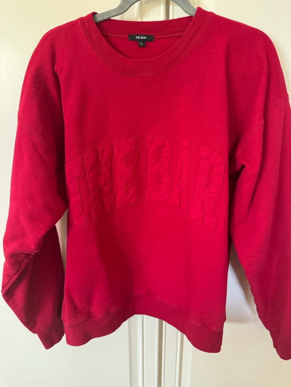 The Bar Red Crewneck Sweatshirt